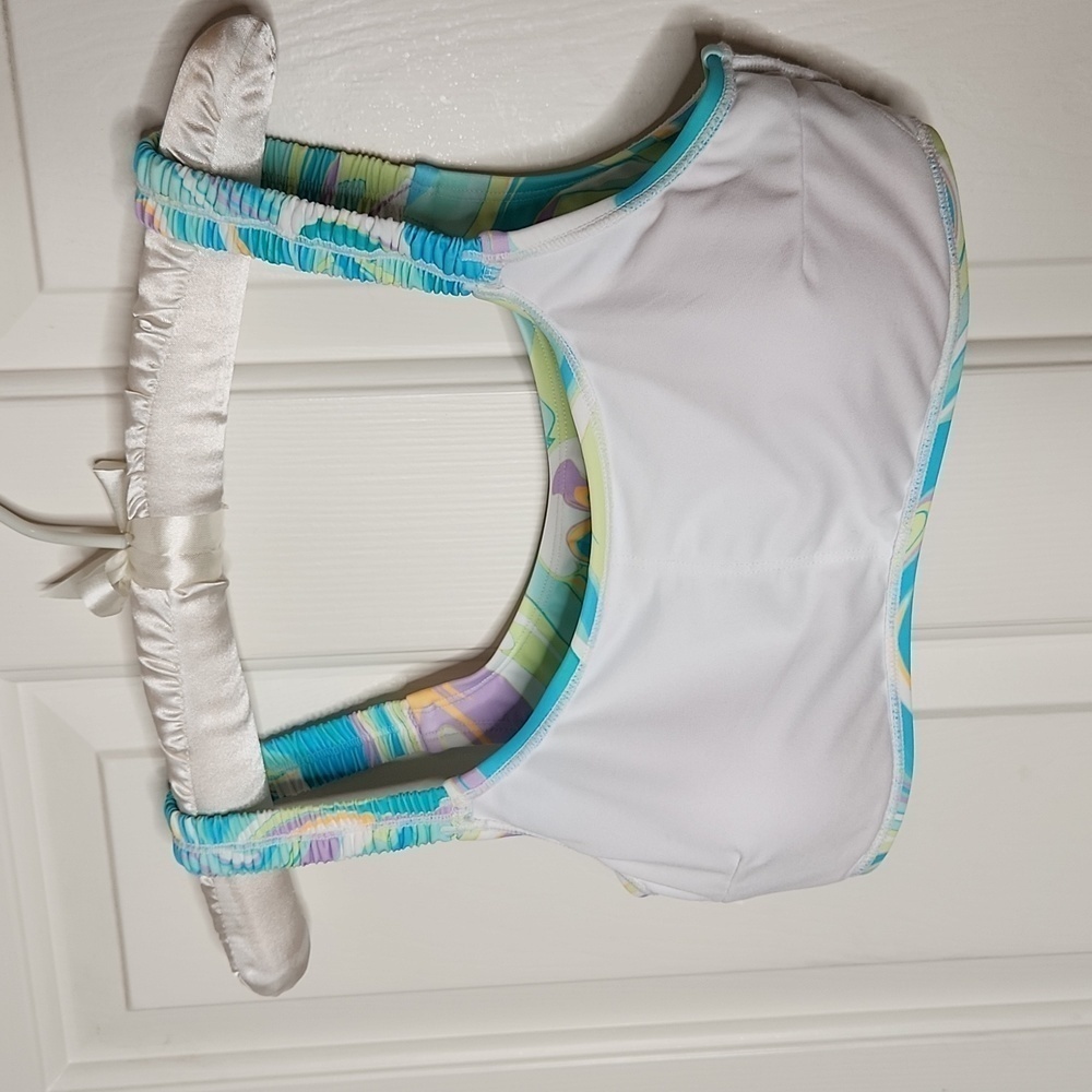 Ninety-Nine Degrees° Marble Print Bikini Top Size L NWOT - Picture 4 of 7